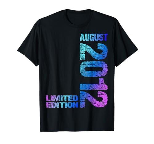 August 2012 Junge Mädchen 13. Geburtstag Limited Edition 13 T-Shirt von Lustige Geschenke zum 13. Geburtstag 2012