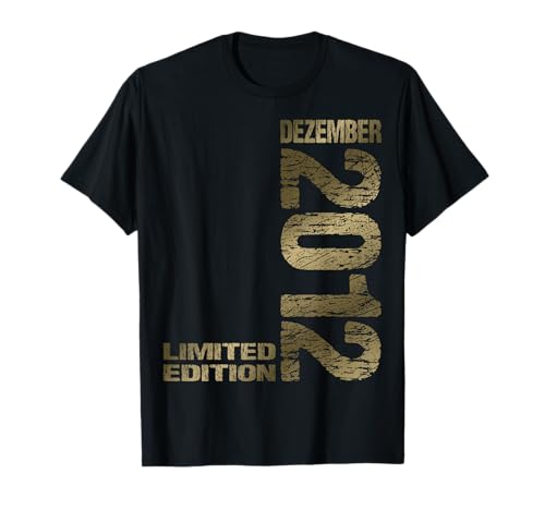 Limited Edition Dezember 2012 Junge Mädchen 13. Geburtstag T-Shirt von Lustige Geschenke zum 13. Geburtstag 2012