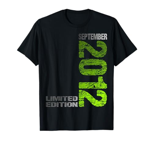 Limited Edition September 2012 Junge Mädchen 13. Geburtstag T-Shirt von Lustige Geschenke zum 13. Geburtstag 2012