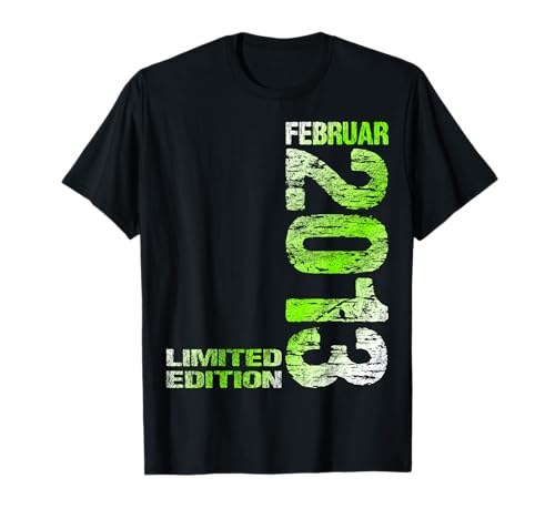 Februar 2013 Junge Mädchen 12. Geburtstag Limited Edition 12 T-Shirt von Lustige Geschenke zum 12. Geburtstag 2013