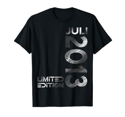 Limited Edition Juli 2013 Junge Mädchen 12. Geburtstag T-Shirt von Lustige Geschenke zum 12. Geburtstag 2013