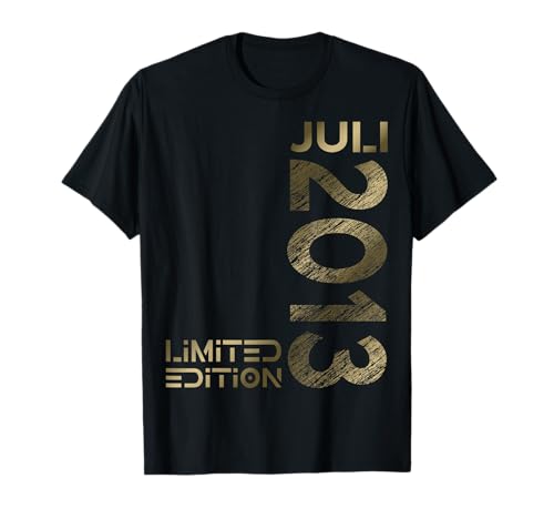 Limited Edition Juli 2013 Junge Mädchen 12. Geburtstag T-Shirt von Lustige Geschenke zum 12. Geburtstag 2013