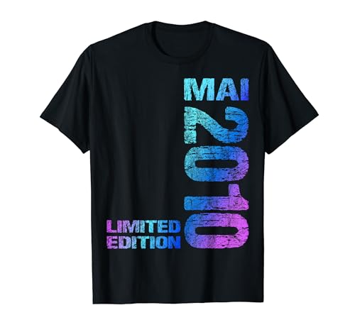 Mai 2010 Junge Mädchen 14. Geburtstag Limited Edition 14 T-Shirt von Lustige Geschenke zum 14. Geburtstag 2010