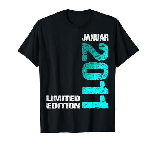 Januar 2011 Junge Mädchen 13. Geburtstag Limited Edition T-Shirt von Lustige Geschenke zum 13. Geburtstag 2011