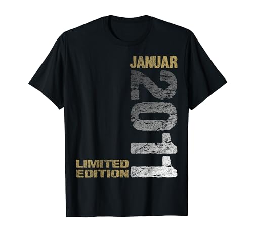 Januar 2011 Junge Mädchen 13. Geburtstag Limited Edition T-Shirt von Lustige Geschenke zum 13. Geburtstag 2011