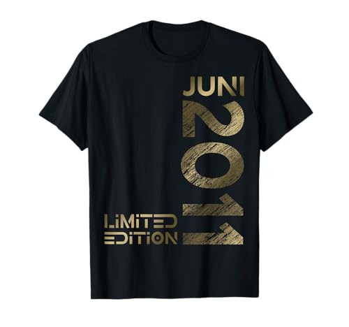 Limited Edition Juni 2011 Junge Mädchen 14. Geburtstag T-Shirt von Lustige Geschenke zum 14. Geburtstag 2011