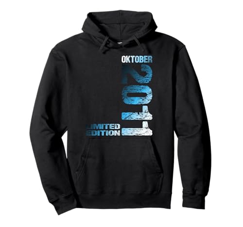 Oktober 2011 Junge Mädchen 14. Geburtstag Limited Edition Pullover Hoodie von Lustige Geschenke zum 14. Geburtstag 2011