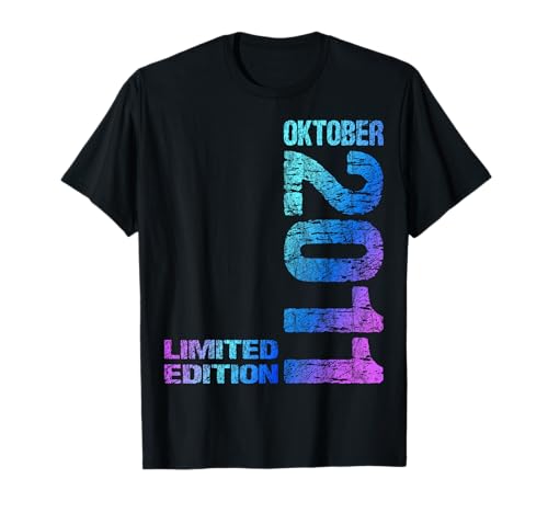 Oktober 2011 Junge Mädchen 14. Geburtstag Limited Edition T-Shirt von Lustige Geschenke zum 14. Geburtstag 2011