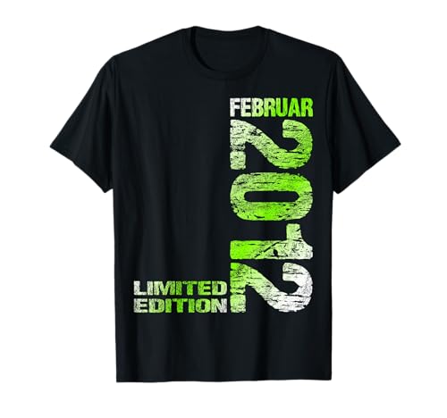 Februar 2012 Junge Mädchen 13. Geburtstag Limited Edition 13 T-Shirt von Lustige Geschenke zum 13. Geburtstag 2012