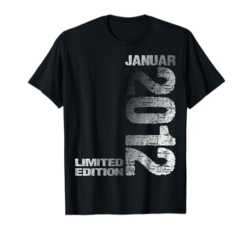 Januar 2012 Junge Mädchen 13. Geburtstag Limited Edition 13 T-Shirt von Lustige Geschenke zum 13. Geburtstag 2012