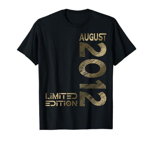 Limited Edition August 2012 Junge Mädchen 13. Geburtstag T-Shirt von Lustige Geschenke zum 13. Geburtstag 2012