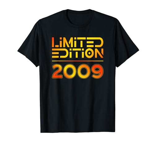 2009 Junge Mädchen 15. Geburtstag Limited Edition 15 T-Shirt von Lustige Geschenke zum 15. Geburtstag 2009