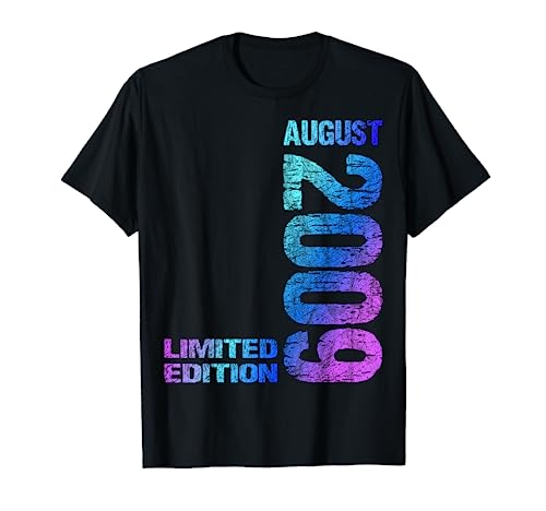 August 2009 Junge Mädchen 15. Geburtstag Limited Edition 15 T-Shirt von Lustige Geschenke zum 15. Geburtstag 2009