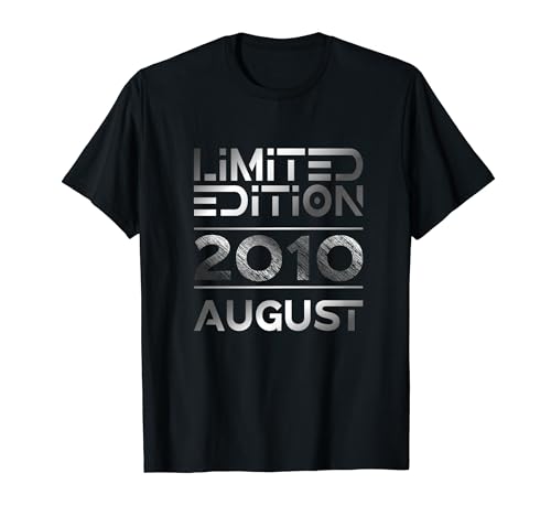 Limited Edition August 2010 Junge Mädchen 14. Geburtstag T-Shirt von Lustige Geschenke zum 14. Geburtstag 2010