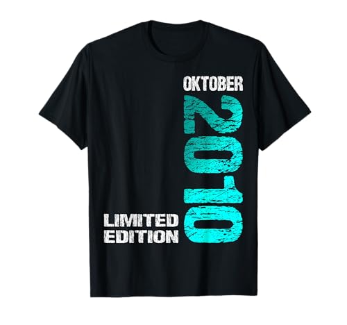 Oktober 2010 Junge Mädchen 15. Geburtstag Limited Edition T-Shirt von Lustige Geschenke zum 15. Geburtstag 2010