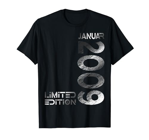 Januar 2009 Junge Mädchen 15. Geburtstag Limited Edition T-Shirt von Lustige Geschenke zum 15. Geburtstag 2009