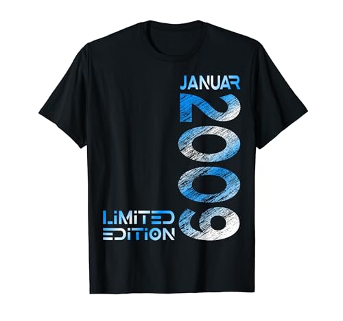 Januar 2009 Junge Mädchen 15. Geburtstag Limited Edition T-Shirt von Lustige Geschenke zum 15. Geburtstag 2009
