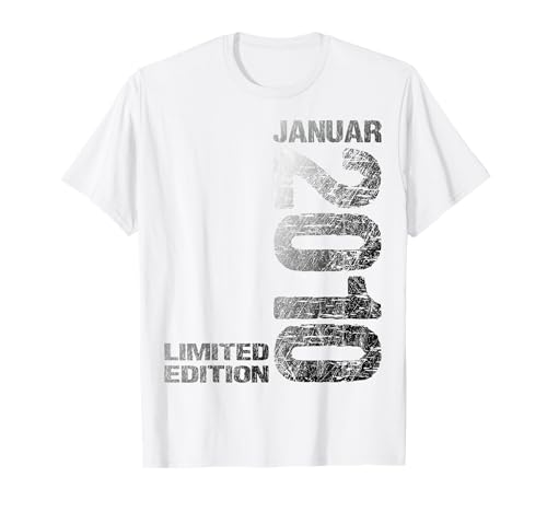 Januar 2010 Junge Mädchen 15. Geburtstag Limited Edition 15 T-Shirt von Lustige Geschenke zum 15. Geburtstag 2010