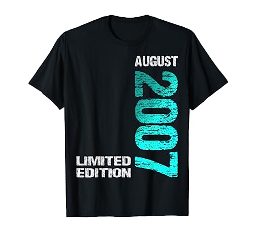 August 2007 Junge Mädchen 17. Geburtstag Limited Edition 17 T-Shirt von Lustige Geschenke zum 17. Geburtstag 2007