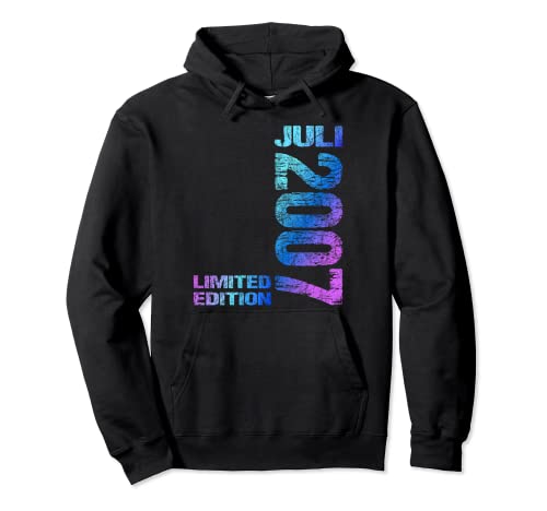 Juli 2007 Junge Mädchen 17. Geburtstag Limited Edition 17 Pullover Hoodie von Lustige Geschenke zum 17. Geburtstag 2007