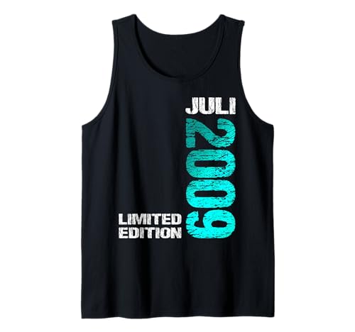 Juli 2009 Junge Mädchen 16. Geburtstag Limited Edition 16 Tank Top von Lustige Geschenke zum 16. Geburtstag 2009