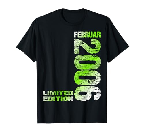 Februar 2006 Junge Mädchen 19. Geburtstag Limited Edition 19 T-Shirt von Lustige Geschenke zum 19. Geburtstag 2006
