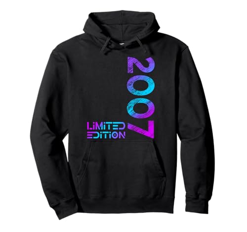 18. Geburtstag Limited Edition Jahrgang 2007 Junge Mädchen Pullover Hoodie von Lustige Geschenke zum 18. Geburtstag 2007