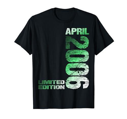 April 2006 Junge Mädchen 18. Geburtstag Limited Edition 18 T-Shirt von Lustige Geschenke zum 18. Geburtstag 2006