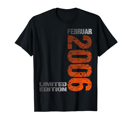 Februar 2006 Junge Mädchen 18. Geburtstag Limited Edition 18 T-Shirt von Lustige Geschenke zum 18. Geburtstag 2006