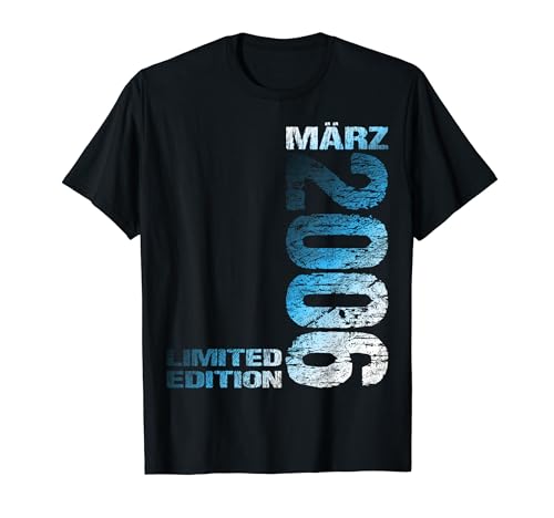 März 2006 Junge Mädchen 18. Geburtstag Limited Edition 18 T-Shirt von Lustige Geschenke zum 18. Geburtstag 2006