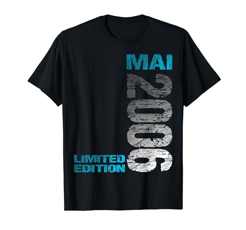 Mai 2006 Junge Mädchen 18. Geburtstag Limited Edition 18 T-Shirt von Lustige Geschenke zum 18. Geburtstag 2006