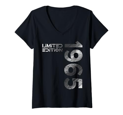 Damen 60. Geburtstag Limited Edition Jahrgang 1965 Mann Frau T-Shirt mit V-Ausschnitt Damen 60. Geburtstag Limited Edition Jahrgang 1965 Mann Frau T-Shirt mit V-Ausschnitt von Lustige Geschenke zum 60. Geburtstag 1965