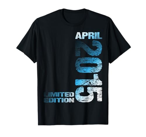 April 2015 Junge Mädchen 10. Geburtstag Limited Edition 10 T-Shirt von Lustige Geschenke zum 10. Geburtstag 2015