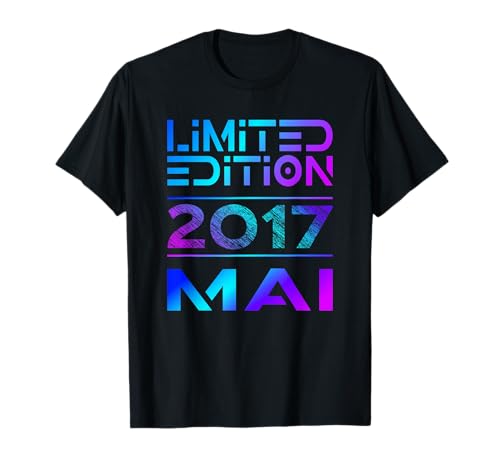 Mai 2017 Junge Mädchen 8. Geburtstag Limited Edition T-Shirt von Lustige Geschenke zum 8. Geburtstag 2017