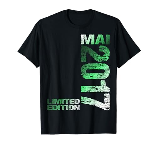 Mai 2017 Junge Mädchen 8. Geburtstag Limited Edition T-Shirt von Lustige Geschenke zum 8. Geburtstag 2017