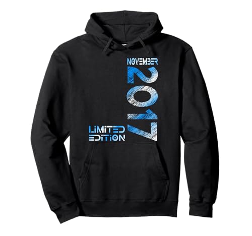 November 2017 Junge Mädchen 8. Geburtstag Limited Edition Pullover Hoodie von Lustige Geschenke zum 8. Geburtstag 2017