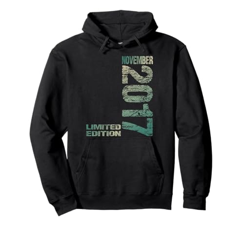November 2017 Junge Mädchen 8. Geburtstag Limited Edition Pullover Hoodie von Lustige Geschenke zum 8. Geburtstag 2017