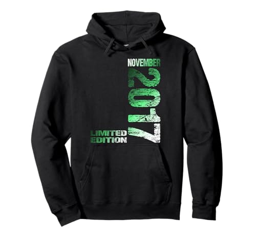 November 2017 Junge Mädchen 8. Geburtstag Limited Edition Pullover Hoodie von Lustige Geschenke zum 8. Geburtstag 2017