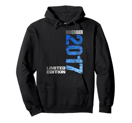 November 2017 Junge Mädchen 8. Geburtstag Limited Edition Pullover Hoodie von Lustige Geschenke zum 8. Geburtstag 2017