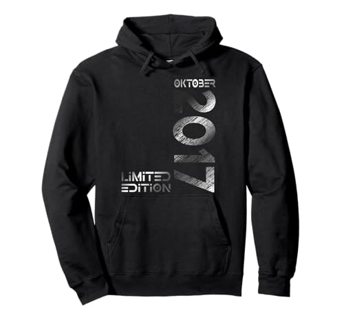 Oktober 2017 Junge Mädchen 8. Geburtstag Limited Edition Pullover Hoodie von Lustige Geschenke zum 8. Geburtstag 2017