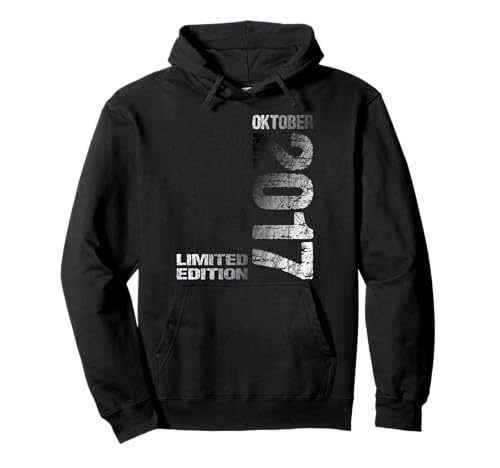 Oktober 2017 Junge Mädchen 8. Geburtstag Limited Edition Pullover Hoodie von Lustige Geschenke zum 8. Geburtstag 2017