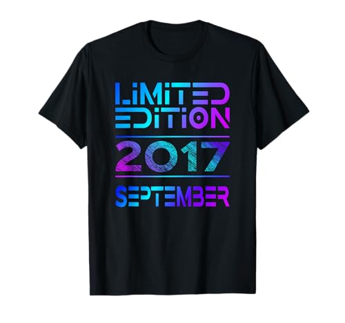 September 2017 Junge Mädchen 8. Geburtstag Limited Edition T-Shirt September 2017 Junge Mädchen 8. Geburtstag Limited Edition T-Shirt von Lustige Geschenke zum 8. Geburtstag 2017