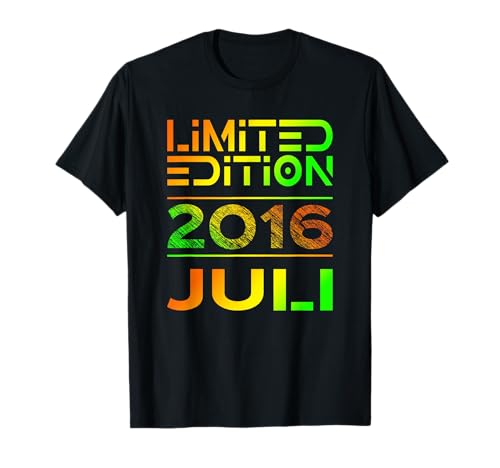Limited Edition Juli 2016 Junge Mädchen 9. Geburtstag T-Shirt Limited Edition Juli 2016 Junge Mädchen 9. Geburtstag T-Shirt von Lustige Geschenke zum 9. Geburtstag 2016
