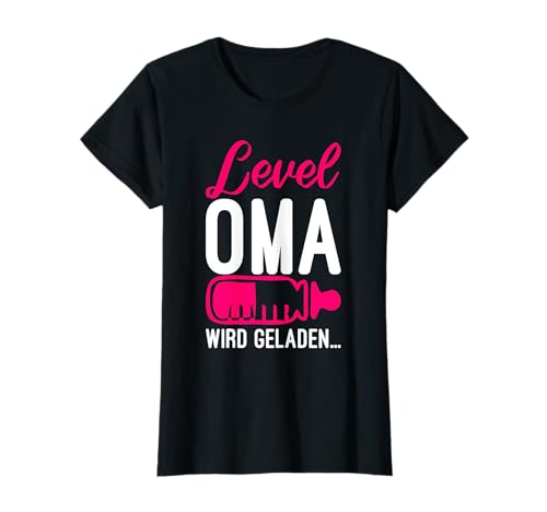 Level Oma wird geladen - Geschenk Baby Schwanger T-Shirt Level Oma wird geladen - Geschenk Baby Schwanger T-Shirt von Lustige Geschenke zur Schwangerschaft und Geburt