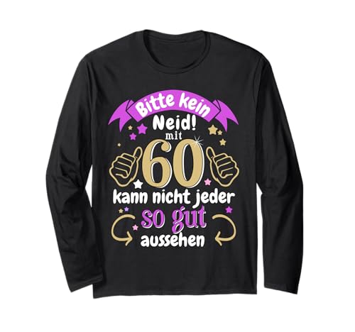 60. Geburtstag für Frauen 60 Jahre Geschenkidee 1965 Langarmshirt 60. Geburtstag für Frauen 60 Jahre Geschenkidee 1965 Langarmshirt von Lustige Geschenkidee für Frauen zum 60. Geburtstag