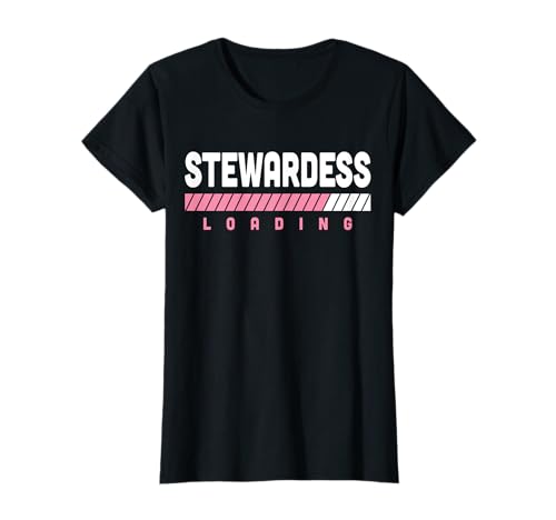 Werdende Stewardess Beruf Ausbildung Frauen Flugbegleiterin T-Shirt Werdende Stewardess Beruf Ausbildung Frauen Flugbegleiterin T-Shirt von Lustige Geschenkideen angehende Stewardess