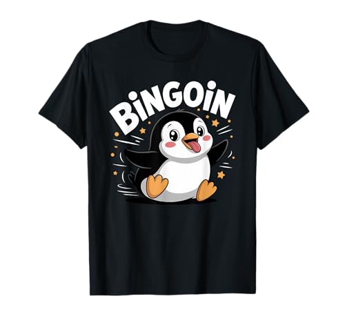 Lustiger Bingo Pinguin Spruch Damen Bingoin Senioren T-Shirt von Lustige Geschenkideen für Bingo Spieler