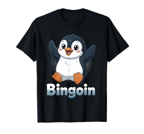 Lustiger Bingo Pinguin Spruch Damen Bingoin Senioren T-Shirt von Lustige Geschenkideen für Bingo Spieler
