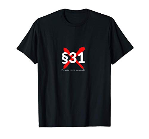 Paragraph 31 Freunde verrät man nicht Anti Zinker V-Männer T-Shirt Paragraph 31 Freunde verrät man nicht Anti Zinker V-Männer T-Shirt von Lustige Geschenkideen gegen Zinker und Fake Rapper