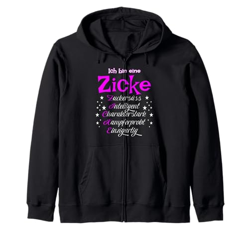 Ich Bin EIN Zicke Girl Zicken lustiges Geschenk Kapuzenjacke Ich Bin EIN Zicke Girl Zicken lustiges Geschenk Kapuzenjacke von Lustige Girl Zicken Geschenk Spruch